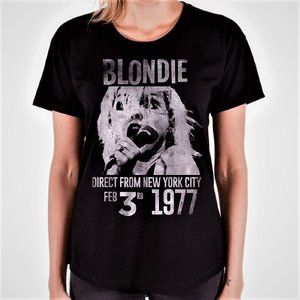 Debbie Harry Blondie Live New York Feb 3 1977 punk rock Official T-Shirt XXL NWT
